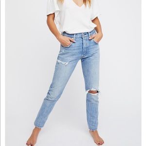 Free People Levi’s 501 Skinny size 25